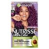 Garnier Nutrisse Dauerhafte Pflege-Haarfarbe mit nährenden Fruchtölen, Coloration mit 8 Wochen Halt, Ultra Crème Tönung, 8N Nude Natürliches Blond(5.21 Intensives Lila)