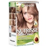 Garnier Nutrisse Dauerhafte Pflege-Haarfarbe mit nährenden Fruchtölen, Coloration mit 8 Wochen Halt, Ultra Crème Tönung, 8N Nude Natürliches Blond(7N Nude Natürliches Mittelblond)