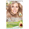 Garnier Nutrisse Dauerhafte Pflege-Haarfarbe mit nährenden Fruchtölen, Coloration mit 8 Wochen Halt, Ultra Crème Tönung, 8N Nude Natürliches Blond(8N Nude Natürliches Blond)