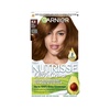 Garnier Nutrisse Dauerhafte Pflege-Haarfarbe mit nährenden Fruchtölen, Coloration mit 8 Wochen Halt, Ultra Crème Tönung, 8N Nude Natürliches Blond(Dunkelgoldbraun)