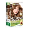 Garnier Nutrisse Dauerhafte Pflege-Haarfarbe mit nährenden Fruchtölen, Coloration mit 8 Wochen Halt, Ultra Crème Tönung, 8N Nude Natürliches Blond(Dunkles Goldblond)