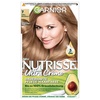 Garnier Nutrisse Dauerhafte Pflege-Haarfarbe mit nährenden Fruchtölen, Coloration mit 8 Wochen Halt, Ultra Crème Tönung, 8N Nude Natürliches Blond(Mittelblond)